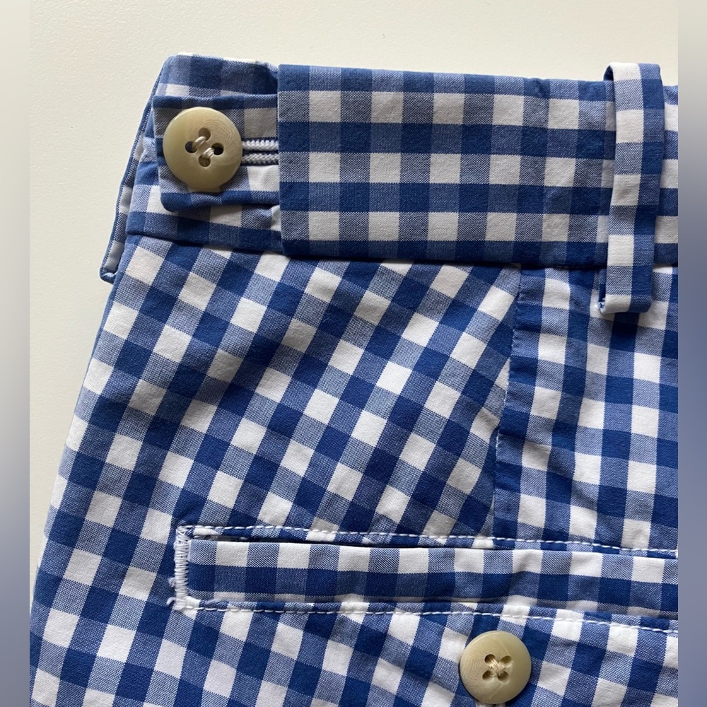 Vintage Polo Ralph Lauren Men’s Gingham Shorts. 100% Cotton. - Picture 5 of 7